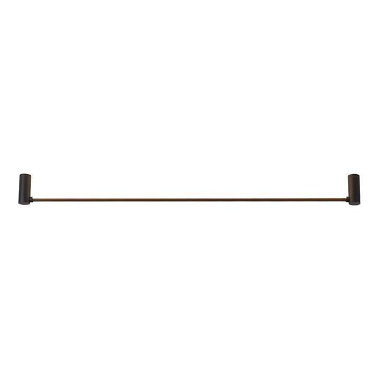 Modern Black LED Linear Ceiling Light with Adjustable Direction