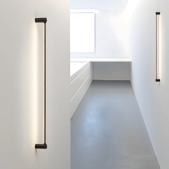 Modern Black LED Linear Ceiling Light with Adjustable Direction