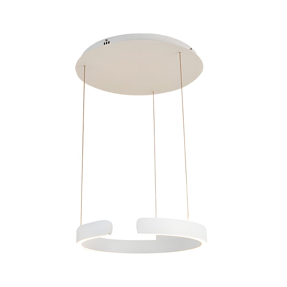 Modern C-Shaped Ring Pendant Light – Adjustable LED