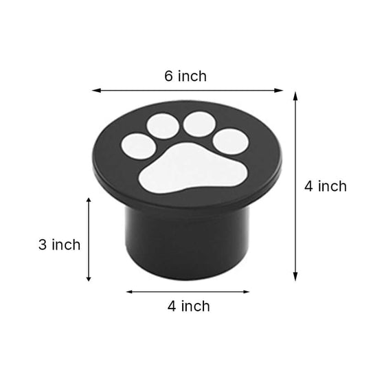 Modern Cat Paw Print LED Recessed Ground Light