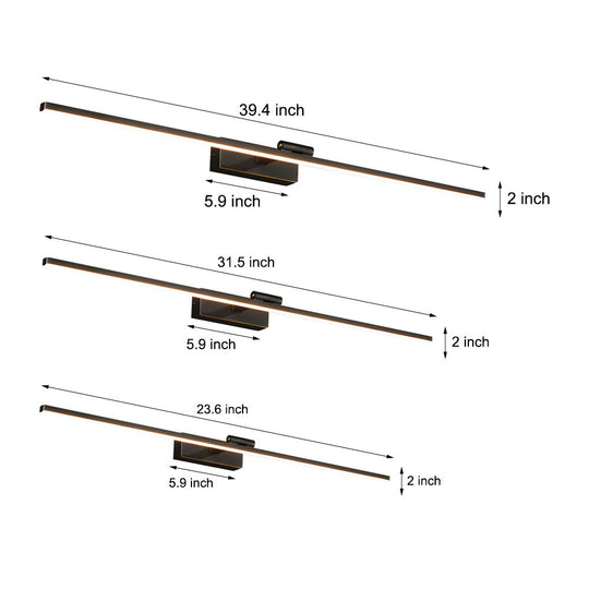 Modern Copper Adjustable LED Bathroom Vanity Light