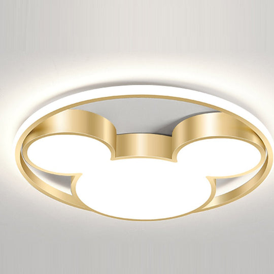 Modern Creative Cartoon Three Tone Light LED Energy Saving Ceiling Lamp