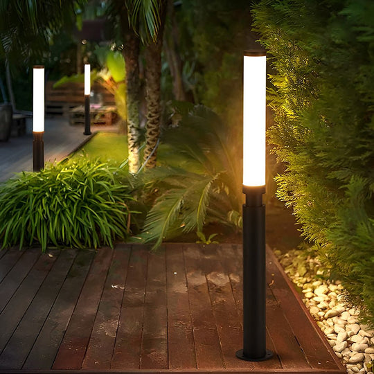 Modern Creative Outdoor LED Bollard Lights Waterproof Garden Pathway