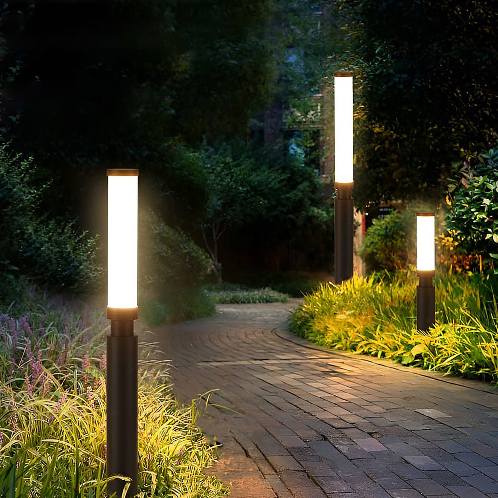 Modern Creative Outdoor LED Bollard Lights Waterproof Garden Pathway