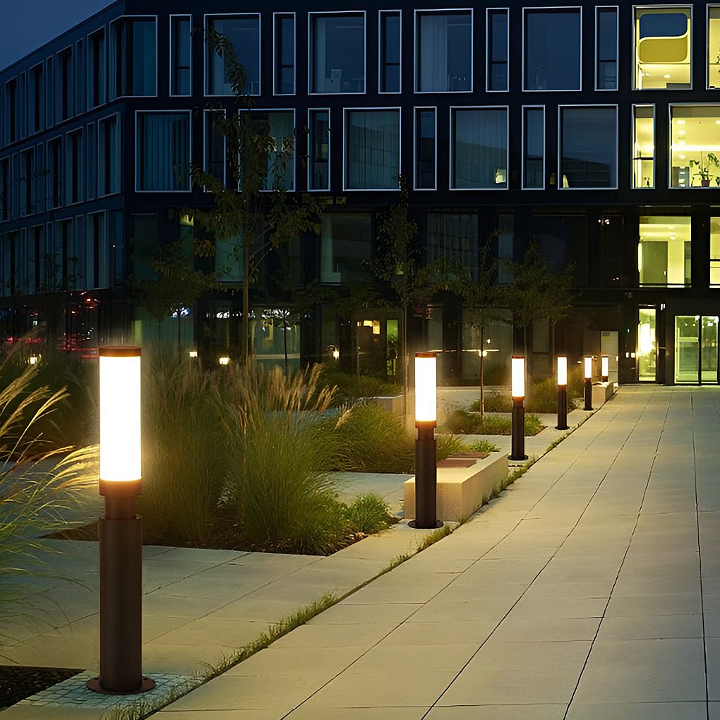 Modern Creative Outdoor LED Bollard Lights Waterproof Garden Pathway