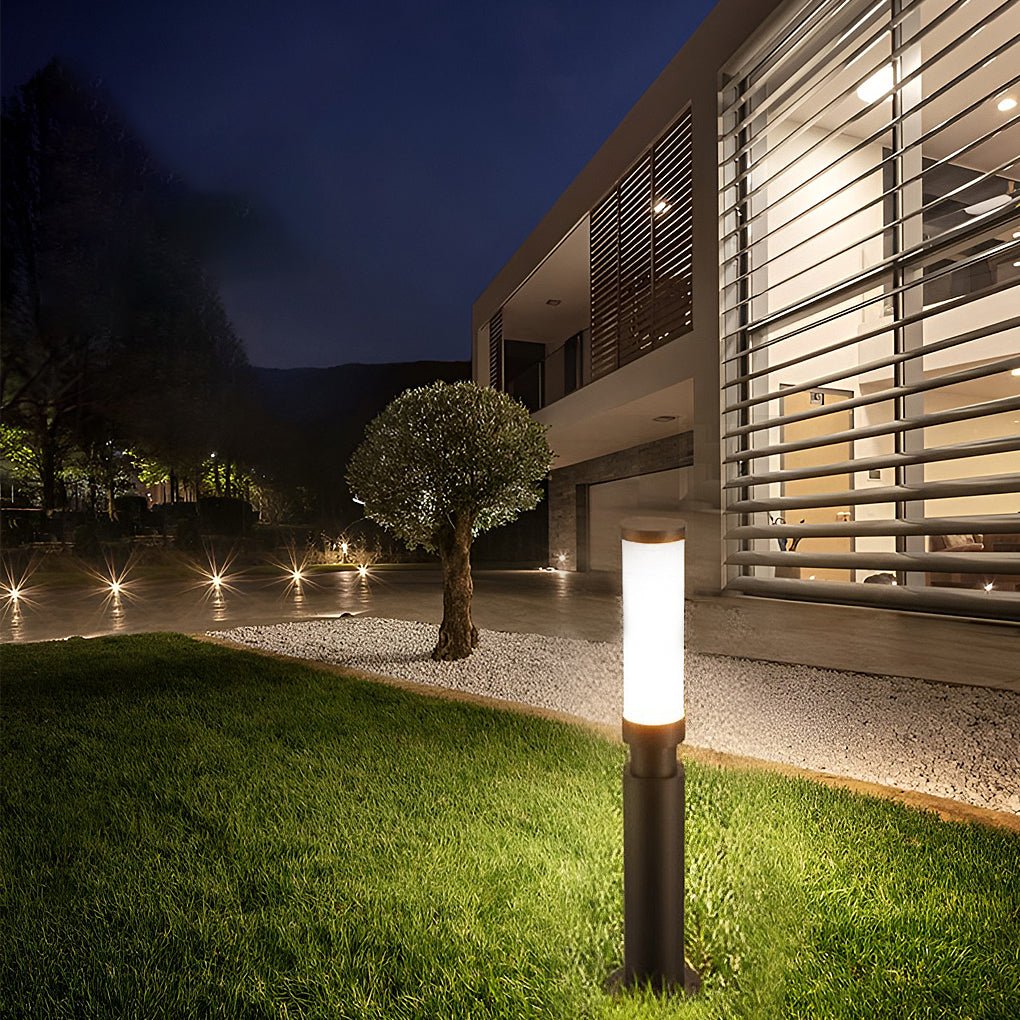 Modern Creative Outdoor LED Bollard Lights Waterproof Garden Pathway