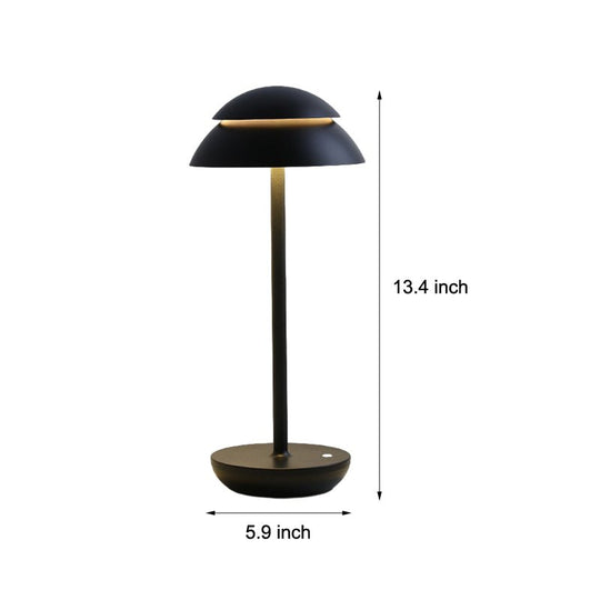Modern Double Dome LED Table Lamp with Touch Control