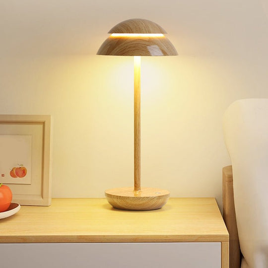 Modern Double Dome LED Table Lamp with Touch Control