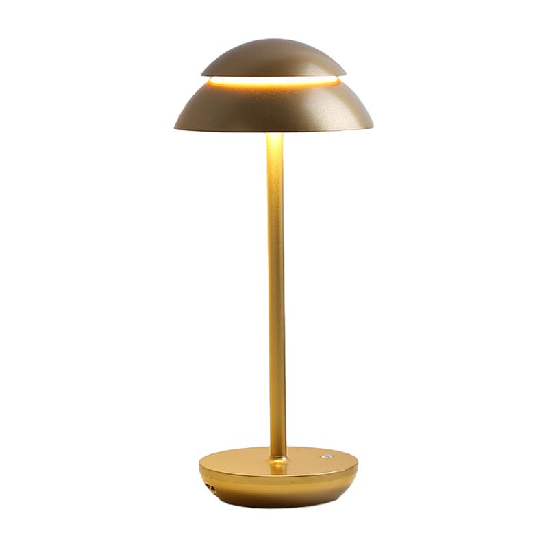 Modern Double Dome LED Table Lamp with Touch Control
