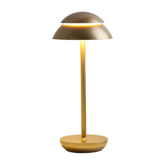 Modern Double Dome LED Table Lamp with Touch Control