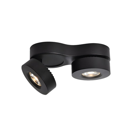 Modern Double-Head Rotating Folding LED Ceiling Spotlight
