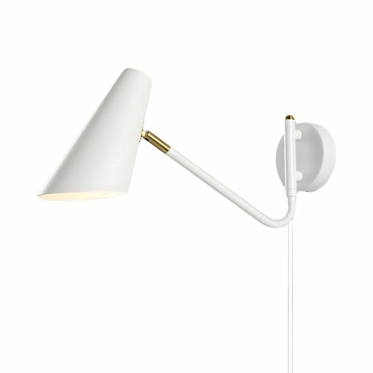 Modern Hoxton Hanging Wall Sconce with Conical Shade – 1-Light