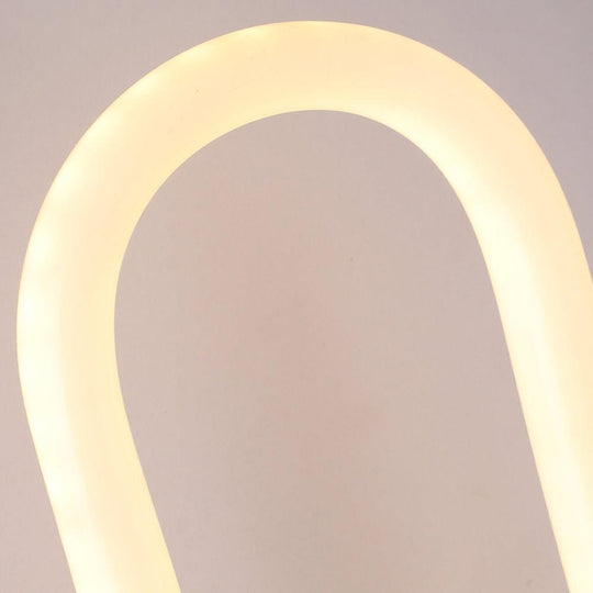 Modern Indoor Oval LED Wall Sconce – Gold or Black, 16'' Height
