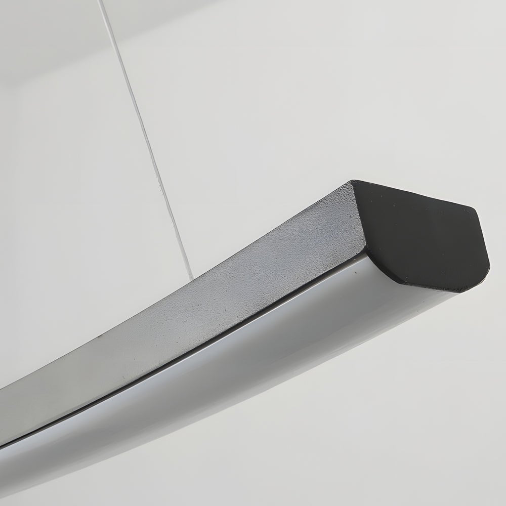 Modern Linear Arc Pendant Light with Dimming