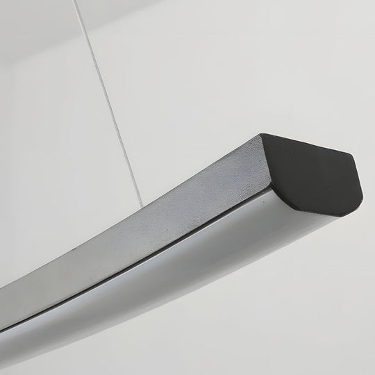 Modern Linear Arc Pendant Light with Dimming