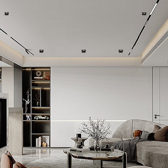 Modern LED Linear – Recessed Ceiling Downlight (1/2/5/10/15-Light Options)