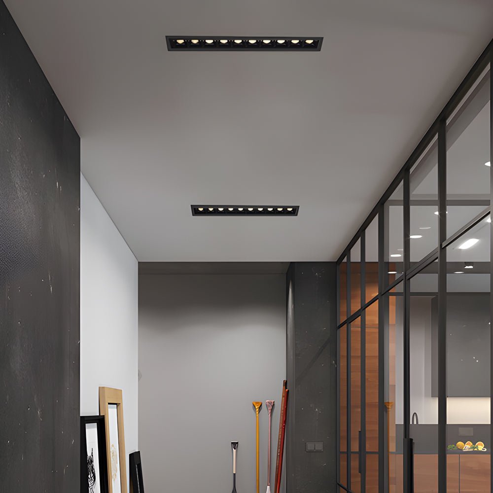 Modern LED Linear – Recessed Ceiling Downlight (1/2/5/10/15-Light Options)