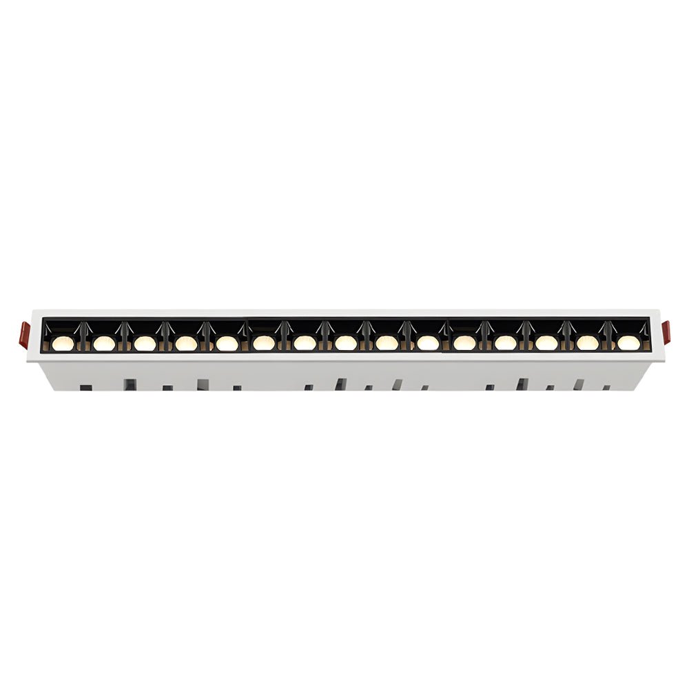Modern LED Linear – Recessed Ceiling Downlight (1/2/5/10/15-Light Options)