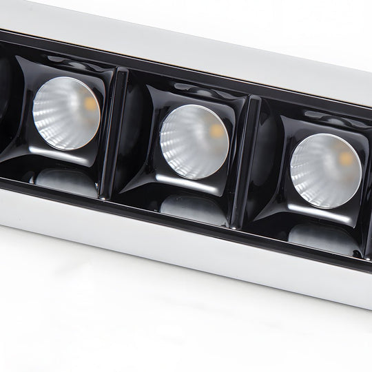 Modern LED Linear – Recessed Ceiling Downlight (1/2/5/10/15-Light Options)