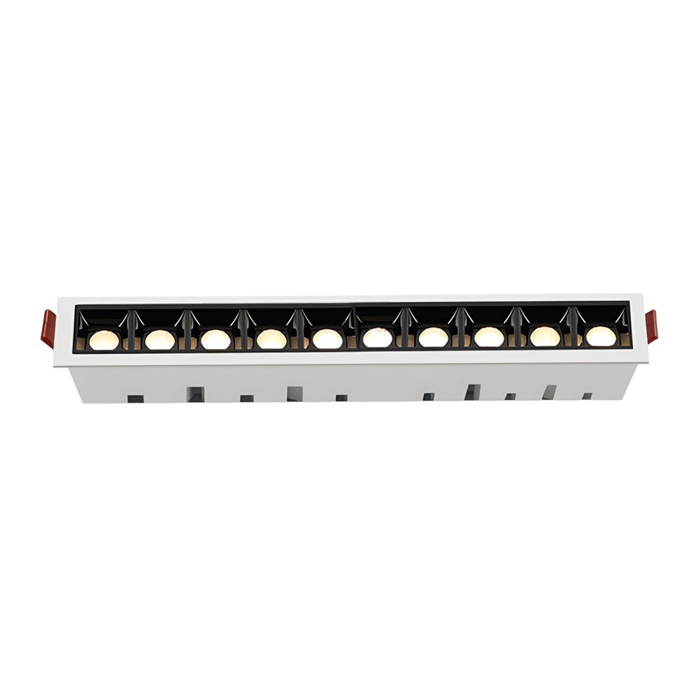 Modern LED Linear – Recessed Ceiling Downlight (1/2/5/10/15-Light Options)