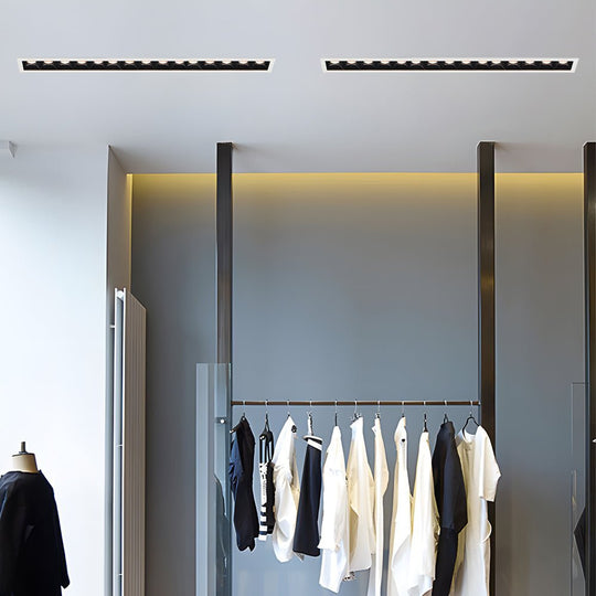 Modern LED Linear – Recessed Ceiling Downlight (1/2/5/10/15-Light Options)