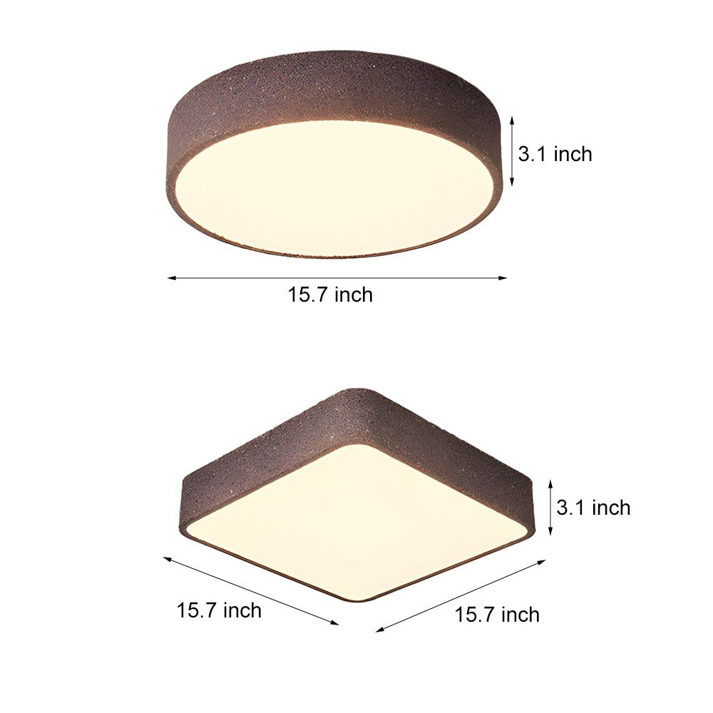Modern LED Round and Square Flush Mount Ceiling Light