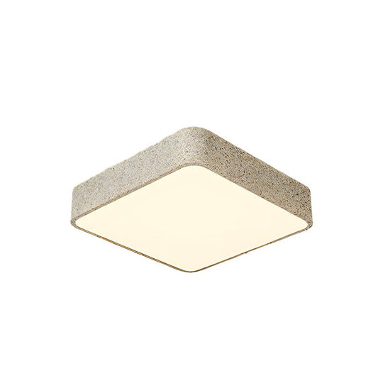 Modern LED Round and Square Flush Mount Ceiling Light
