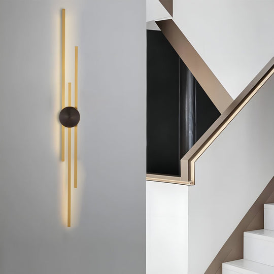 Modern Linear LED Wall Lamp with 3-Step Dimming