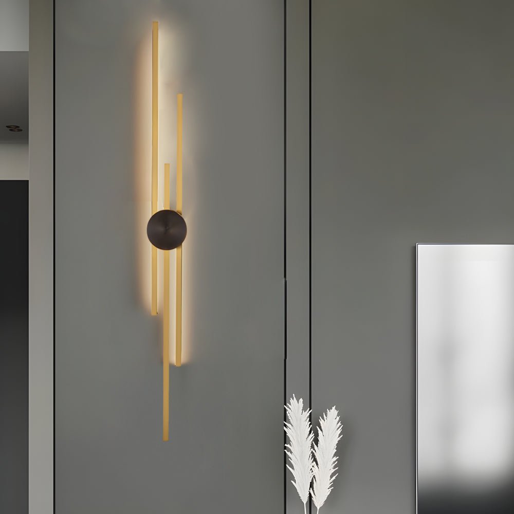Modern Linear LED Wall Lamp with 3-Step Dimming