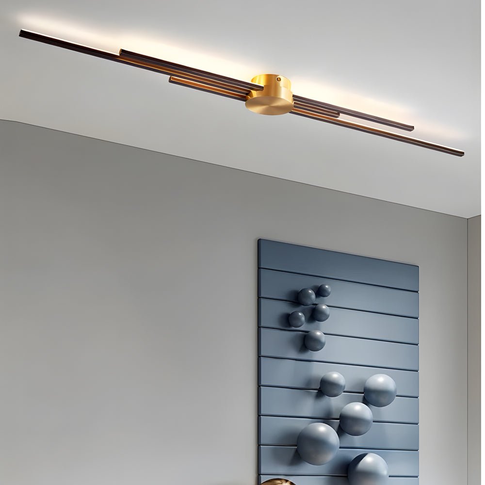 Modern Linear LED Wall Lamp with 3-Step Dimming