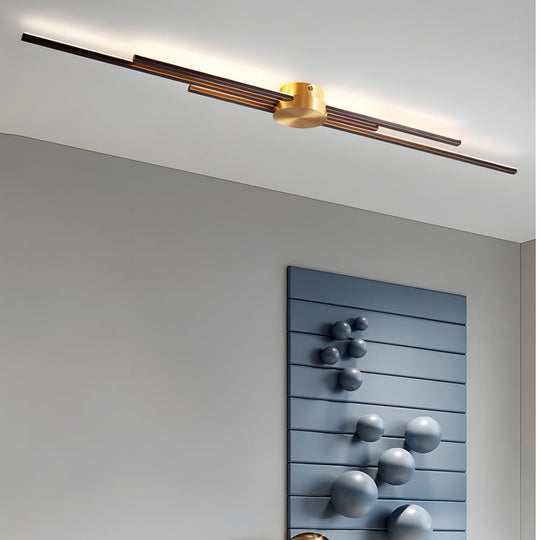 Modern Linear LED Wall Lamp with 3-Step Dimming