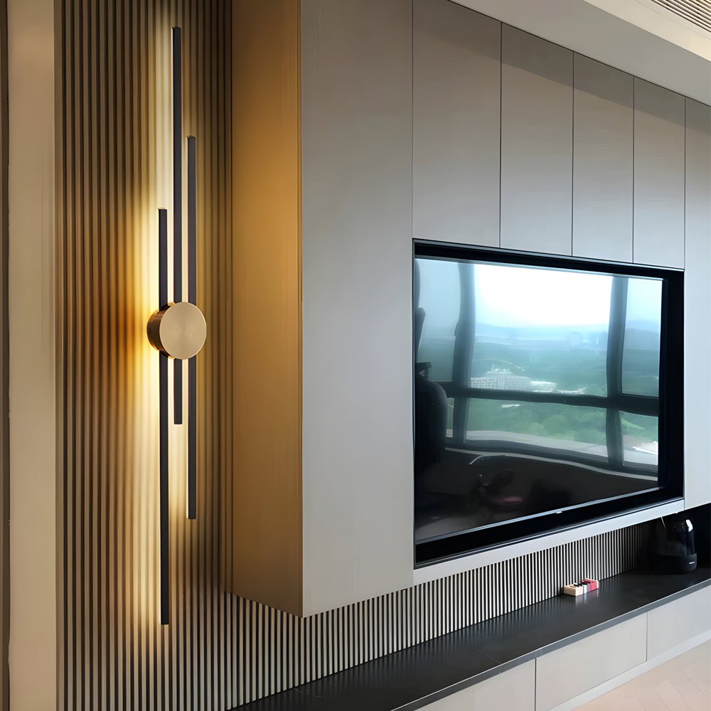 Modern Linear LED Wall Lamp with 3-Step Dimming