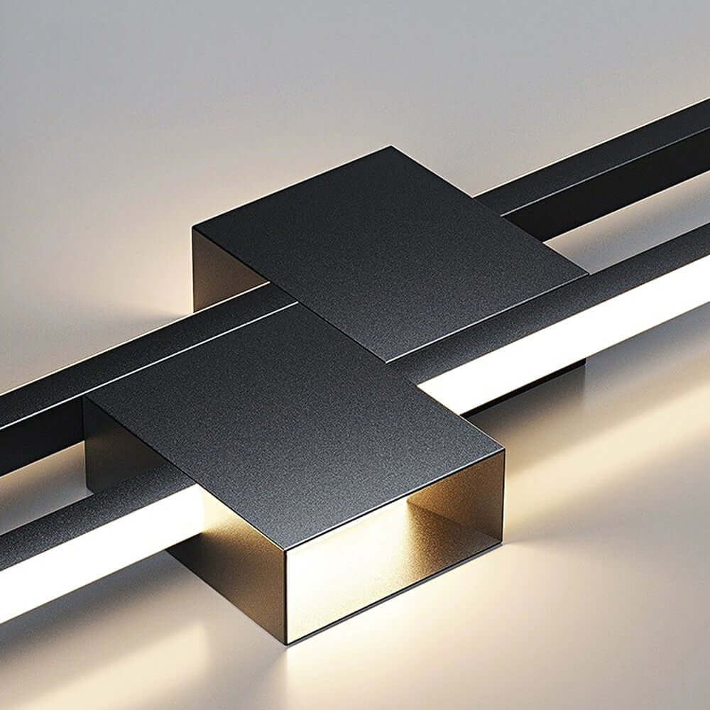 Modern Iron LED Linear Lights – Horizontal & Vertical Wall Mounted