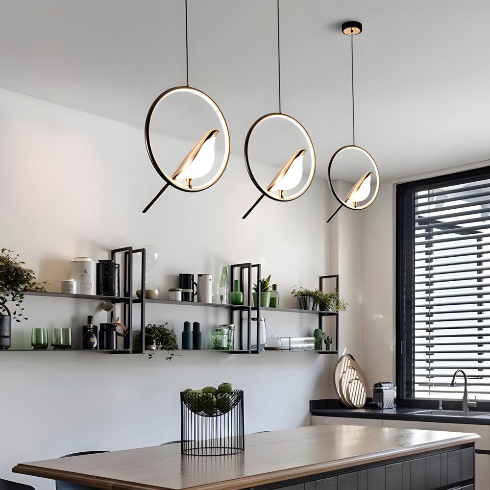 Modern Magpie Pendant Light – Circle/Oval LED