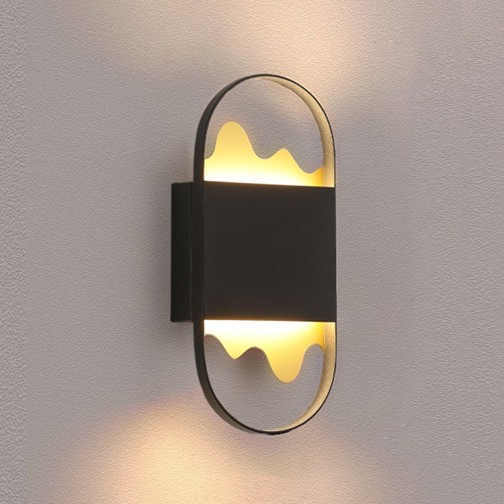 Modern Minimalist LED Wall Sconce – Artistic Mountain-Inspired Design
