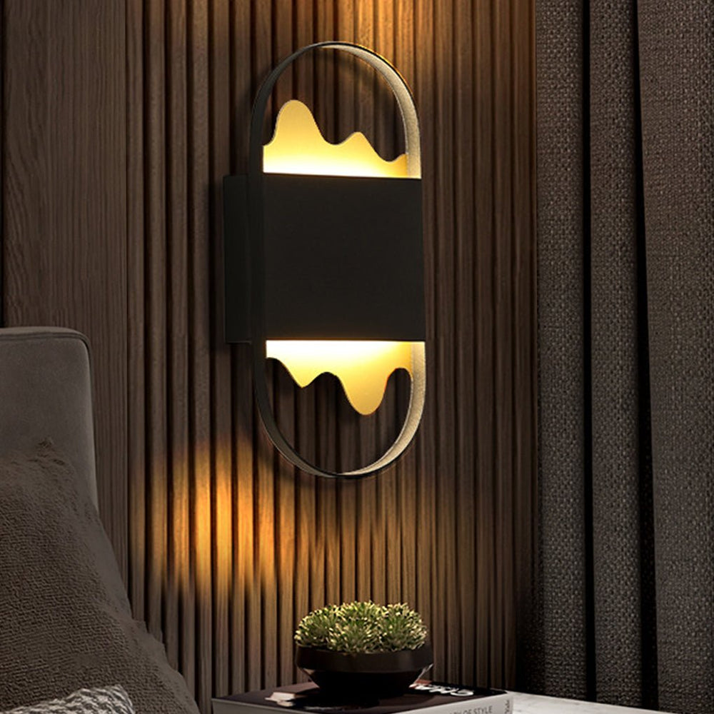 Modern Minimalist LED Wall Sconce – Artistic Mountain-Inspired Design