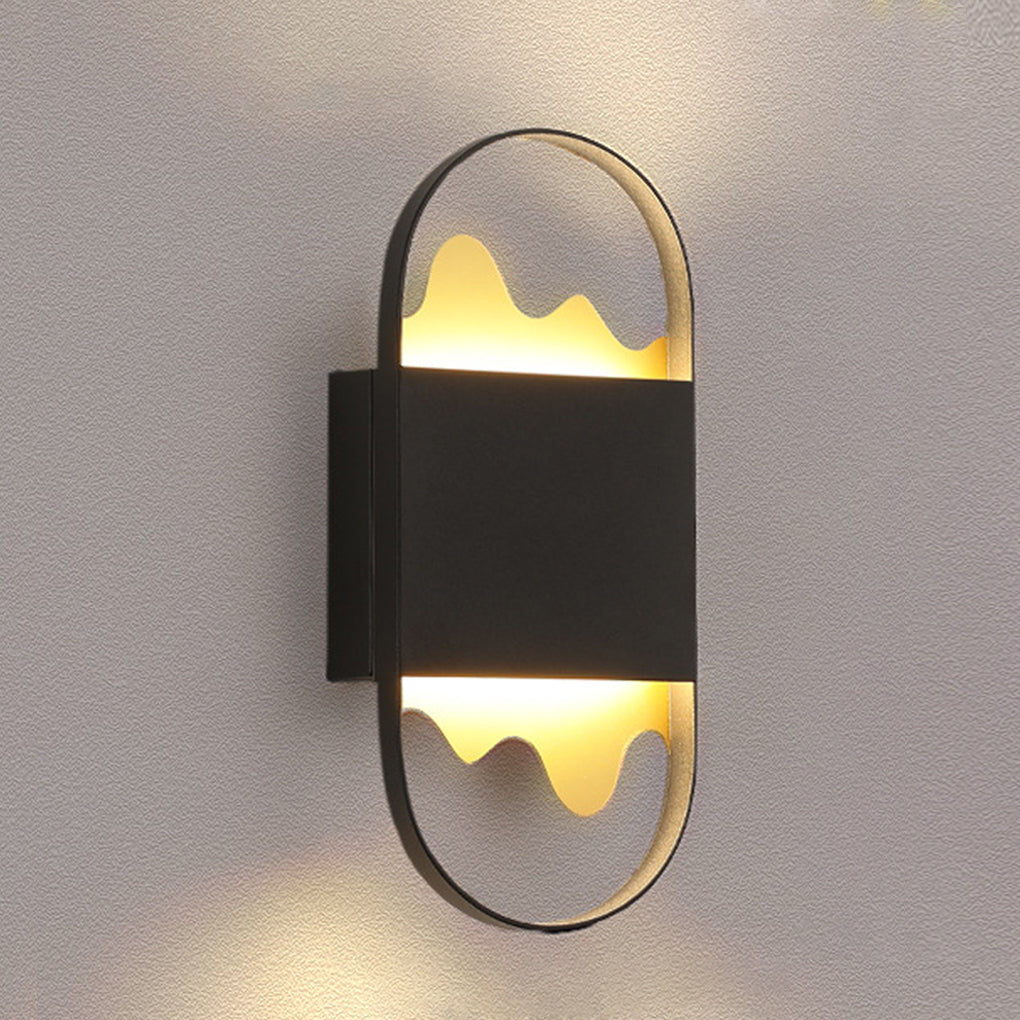 Modern Minimalist LED Wall Sconce – Artistic Mountain-Inspired Design