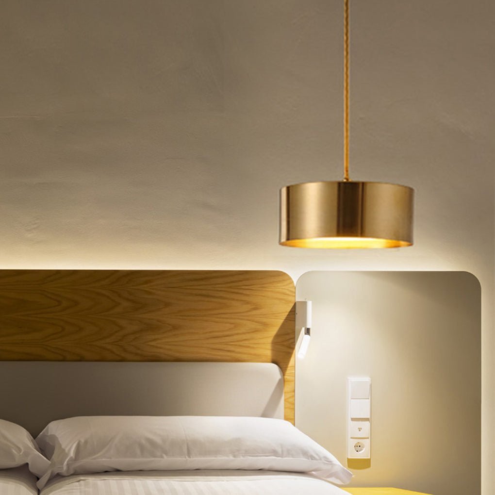 Modern Minimalist Iron Round Chandelier for Living Room, Dining Room, or Café
