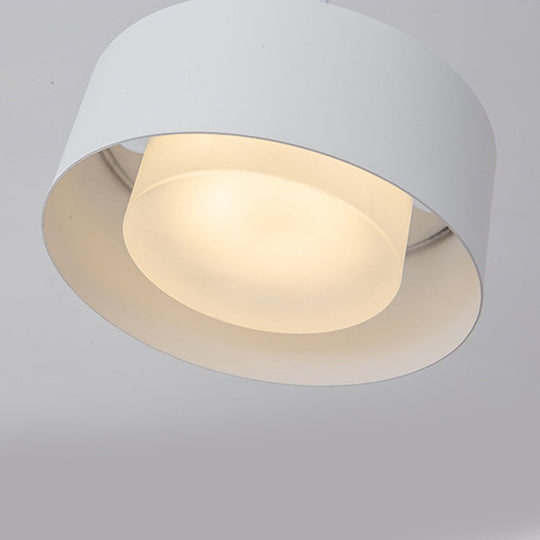 Modern Minimalist Iron Round Chandelier for Living Room, Dining Room, or Café