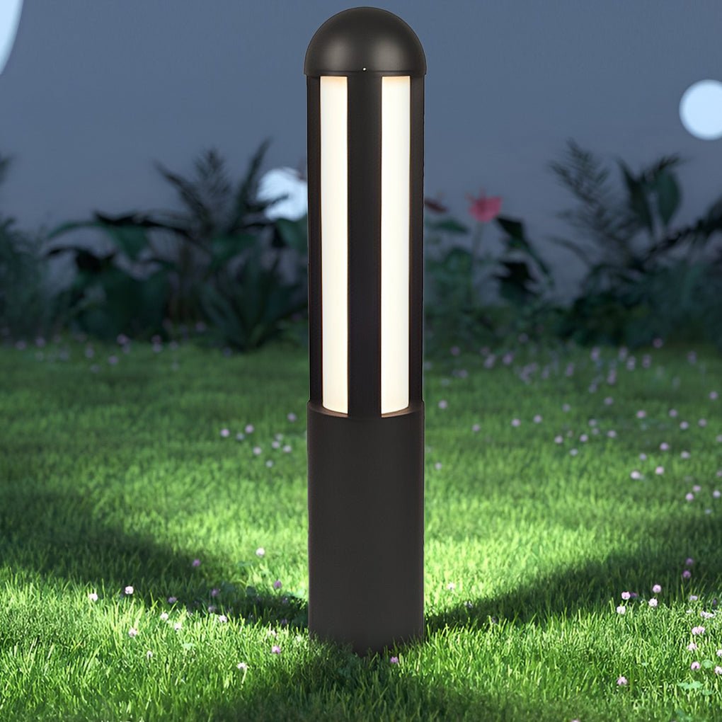 Modern Minimalist LED Outdoor Cylindrical Bollard Light
