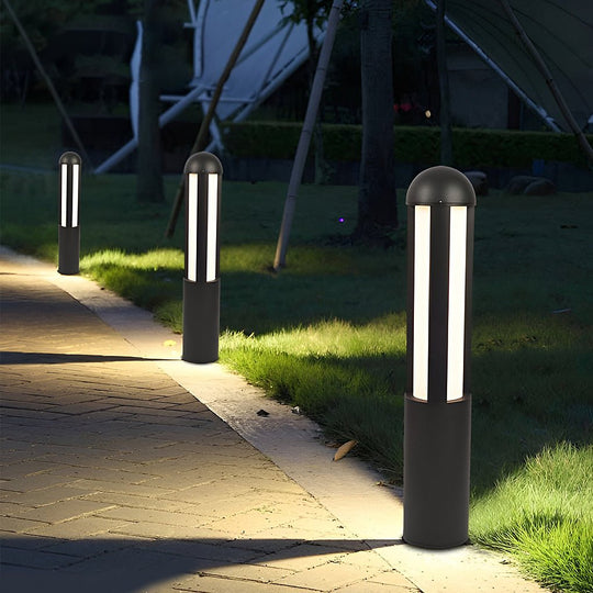 Modern Minimalist LED Outdoor Cylindrical Bollard Light