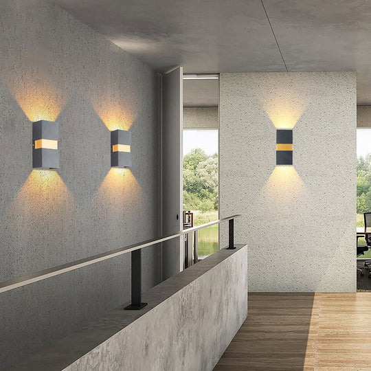 Modern Minimalist Outdoor LED Wall Light