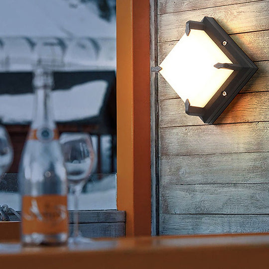 Modern Minimalist LED Outdoor Wall Light Waterproof