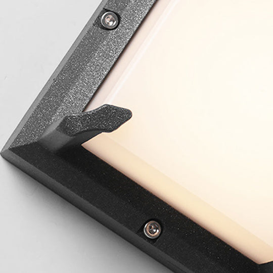 Modern Minimalist LED Outdoor Wall Light Waterproof