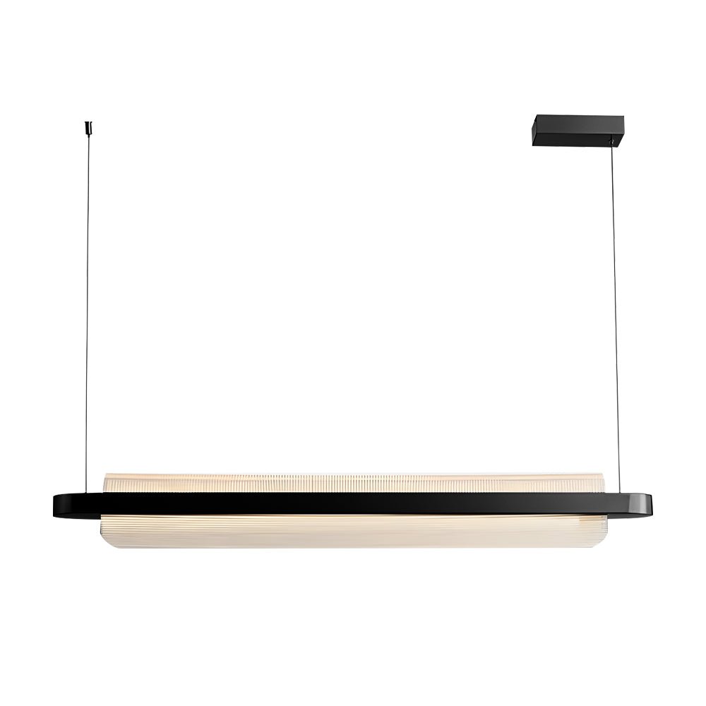 Modern Nami Linear Suspension Lamp – Elegant Acrylic Island Light