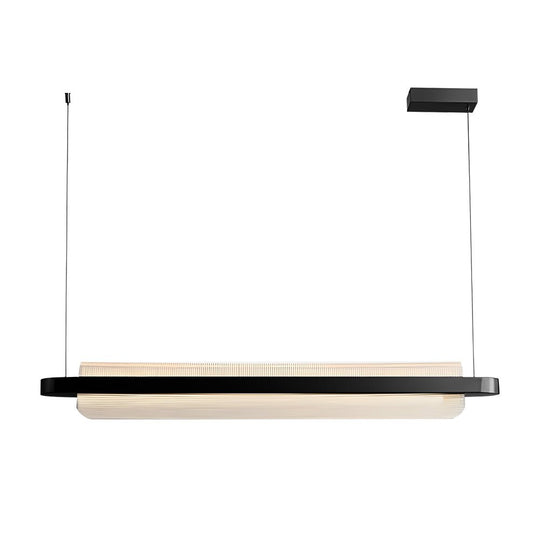Modern Nami Linear Suspension Lamp – Elegant Acrylic Island Light
