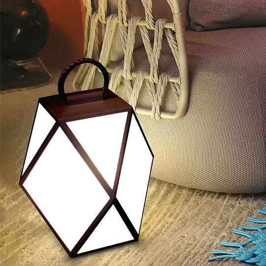 Modern Stainless Steel LED Outdoor Post Lantern Light