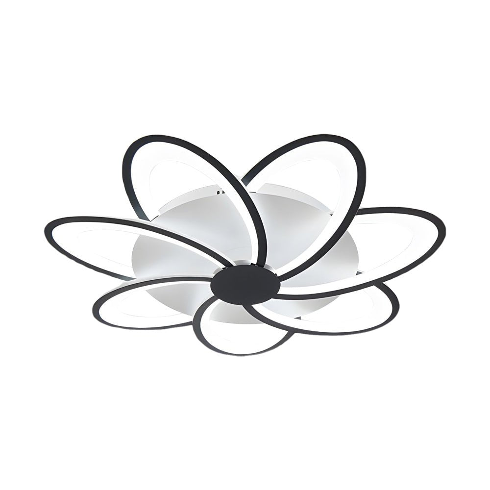 Modern Petal Flush Mount Light Acrylic LED Flower Shape Ceiling Lamp