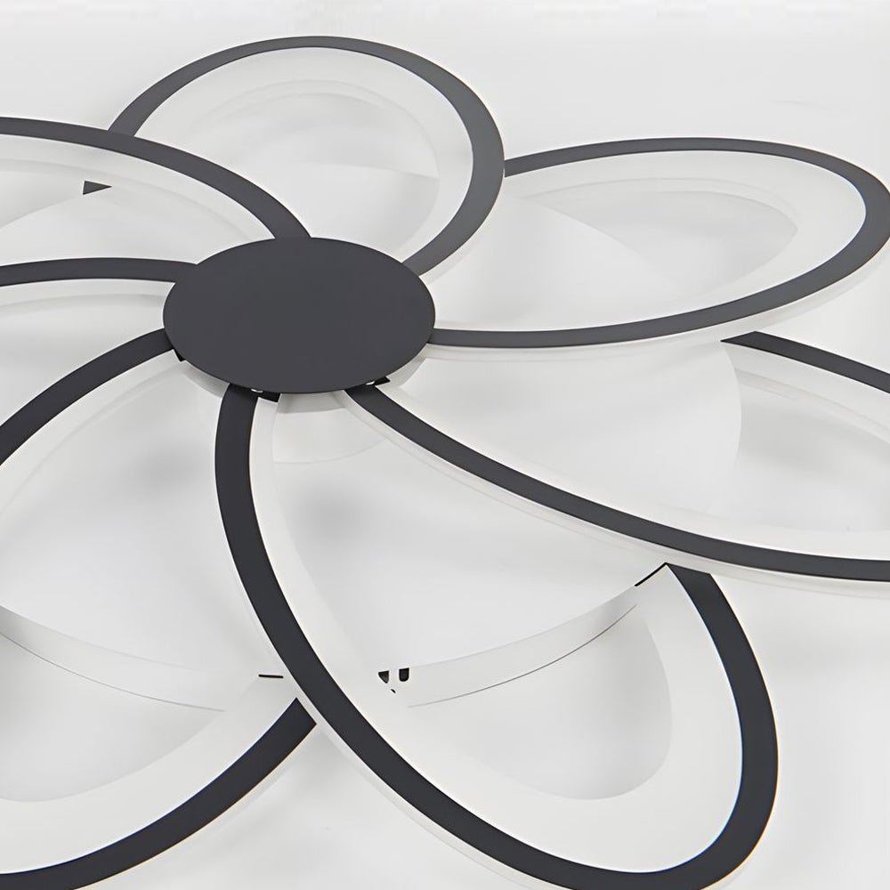 Modern Petal Flush Mount Light Acrylic LED Flower Shape Ceiling Lamp
