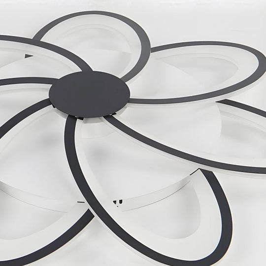 Modern Petal Flush Mount Light Acrylic LED Flower Shape Ceiling Lamp